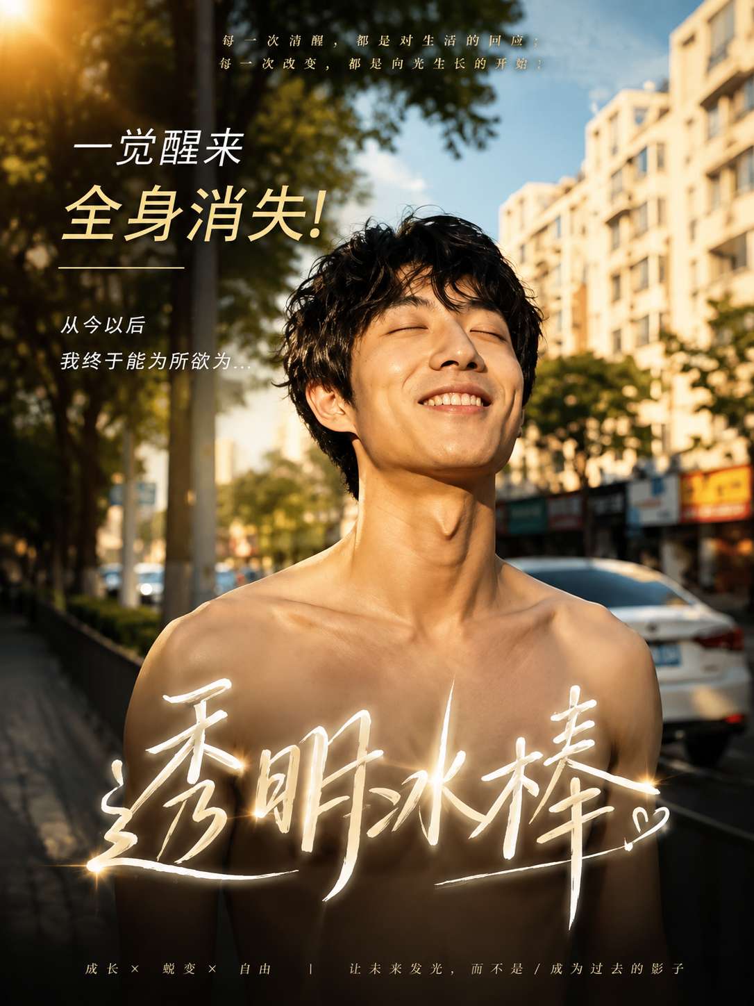 成人短剧：透明冰棒